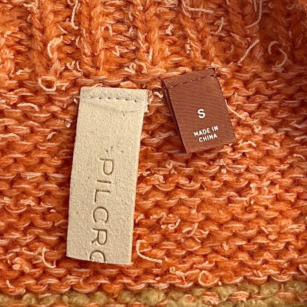 Anthropologie Pilcro Women's Rugby Tunic
Sweater Orange Tan Knit‎ Long - Picture 12 of 15